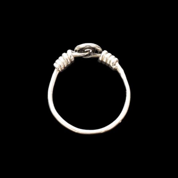 Sterling Silver Spiral Ring - Picture 2 of 5